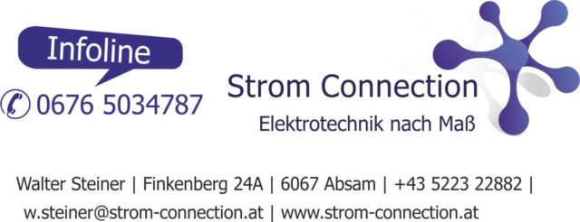 Strom Connection – Elektrotechnik Steiner Walter